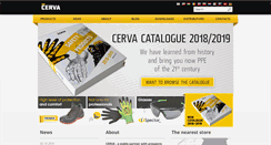 Desktop Screenshot of cerva.com