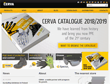 Tablet Screenshot of cerva.com